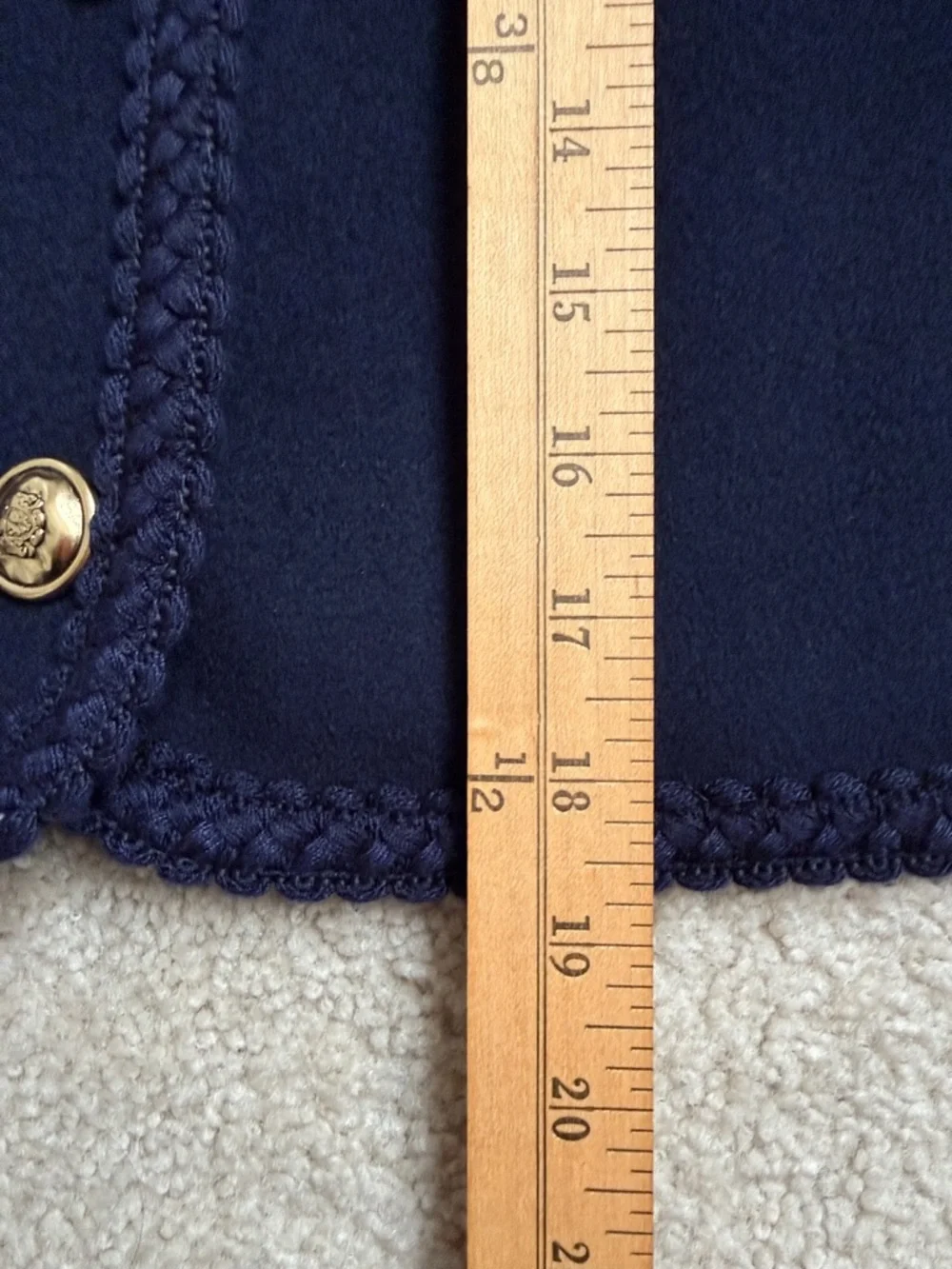 Sandro Lavande Navy Marine Blazer Jacket | FR 44 US 12 - Picture 6 of 15